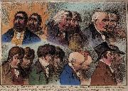 James Gillray Dublures of Characters France oil painting artist